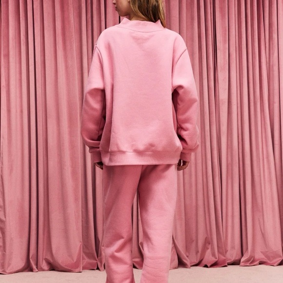 PARKE Valentine's Day Varsity Mockneck
Blush  / Lavender - NWT L/XL - Picture 3 of 4